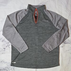 Free Country Gray Micro-Tech Pullover